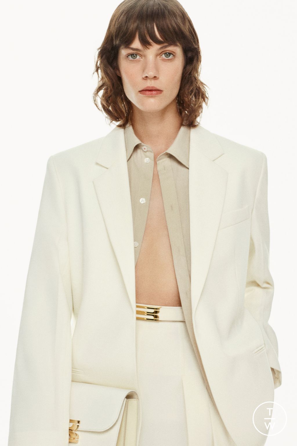 Fashion Week Paris Pre-Fall 2025 look 12 de la collection Victoria Beckham womenswear