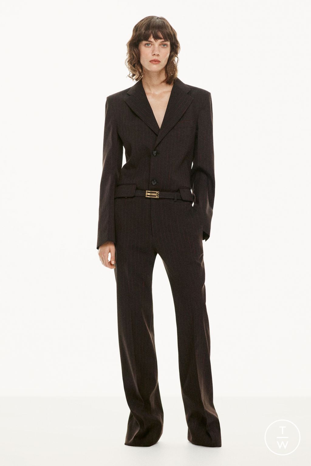 Fashion Week Paris Pre-Fall 2025 look 18 from the Victoria Beckham collection womenswear