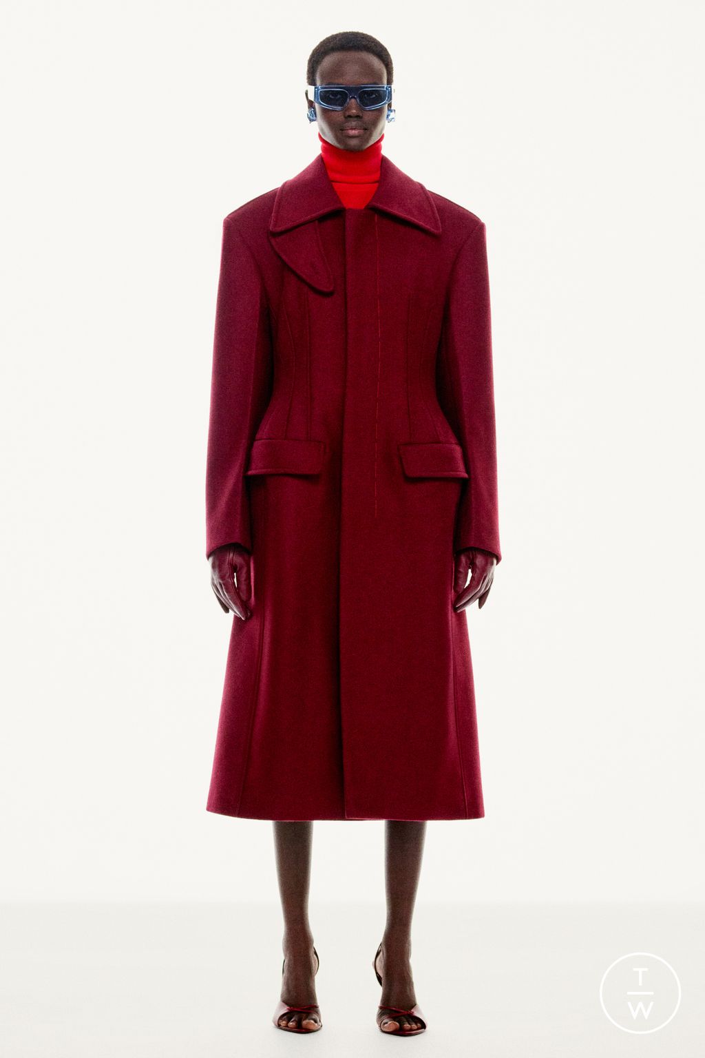 Fashion Week Paris Pre-Fall 2025 look 22 from the Victoria Beckham collection womenswear