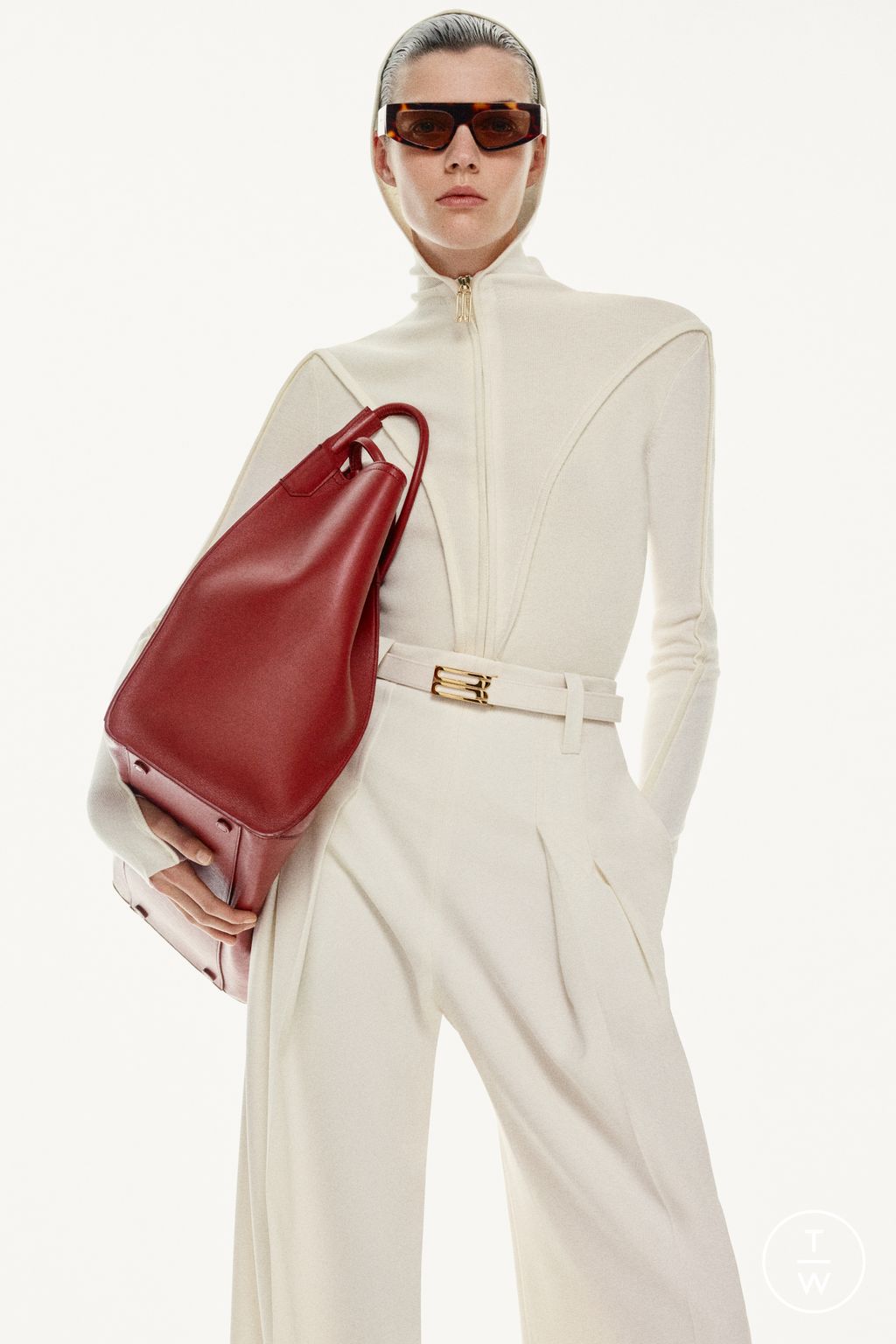 Fashion Week Paris Pre-Fall 2025 look 27 from the Victoria Beckham collection womenswear