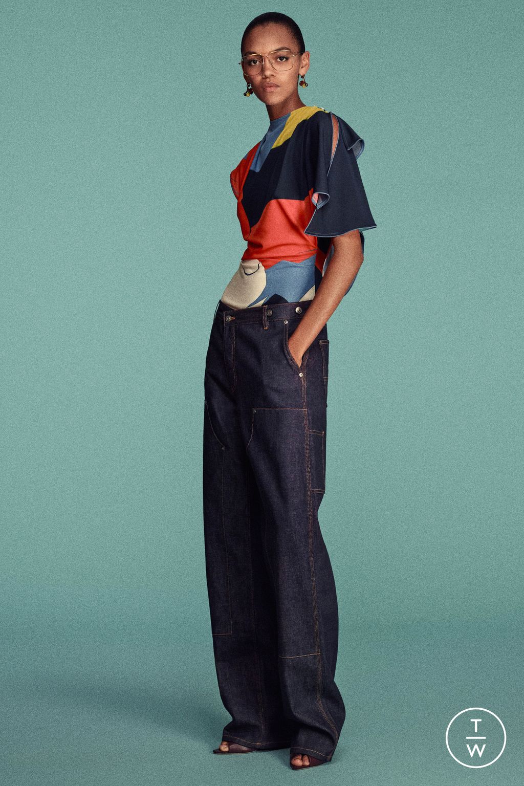 Fashion Week Paris Pre-Fall 2026 look 39 from the Victoria Beckham collection womenswear