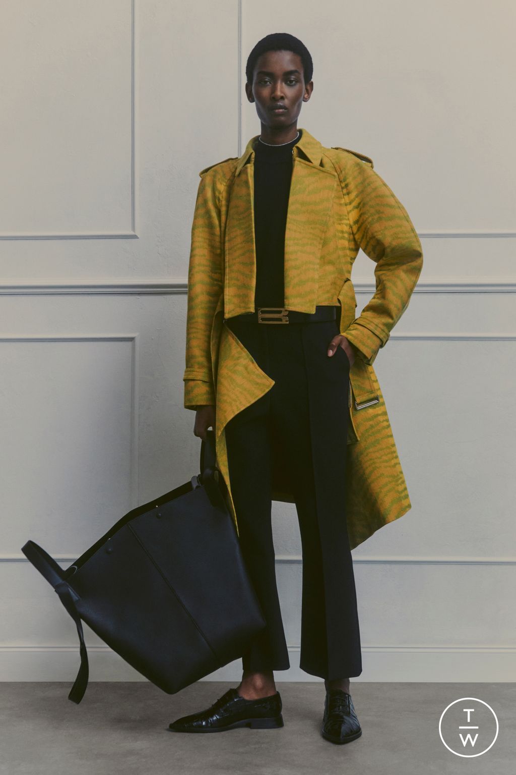 Fashion Week London Resort 2024 look 13 from the Victoria Beckham collection womenswear