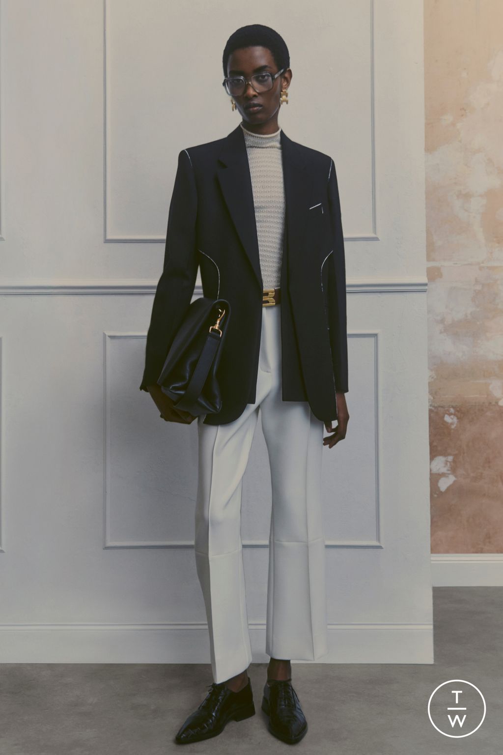 Fashion Week London Resort 2024 look 31 from the Victoria Beckham collection womenswear