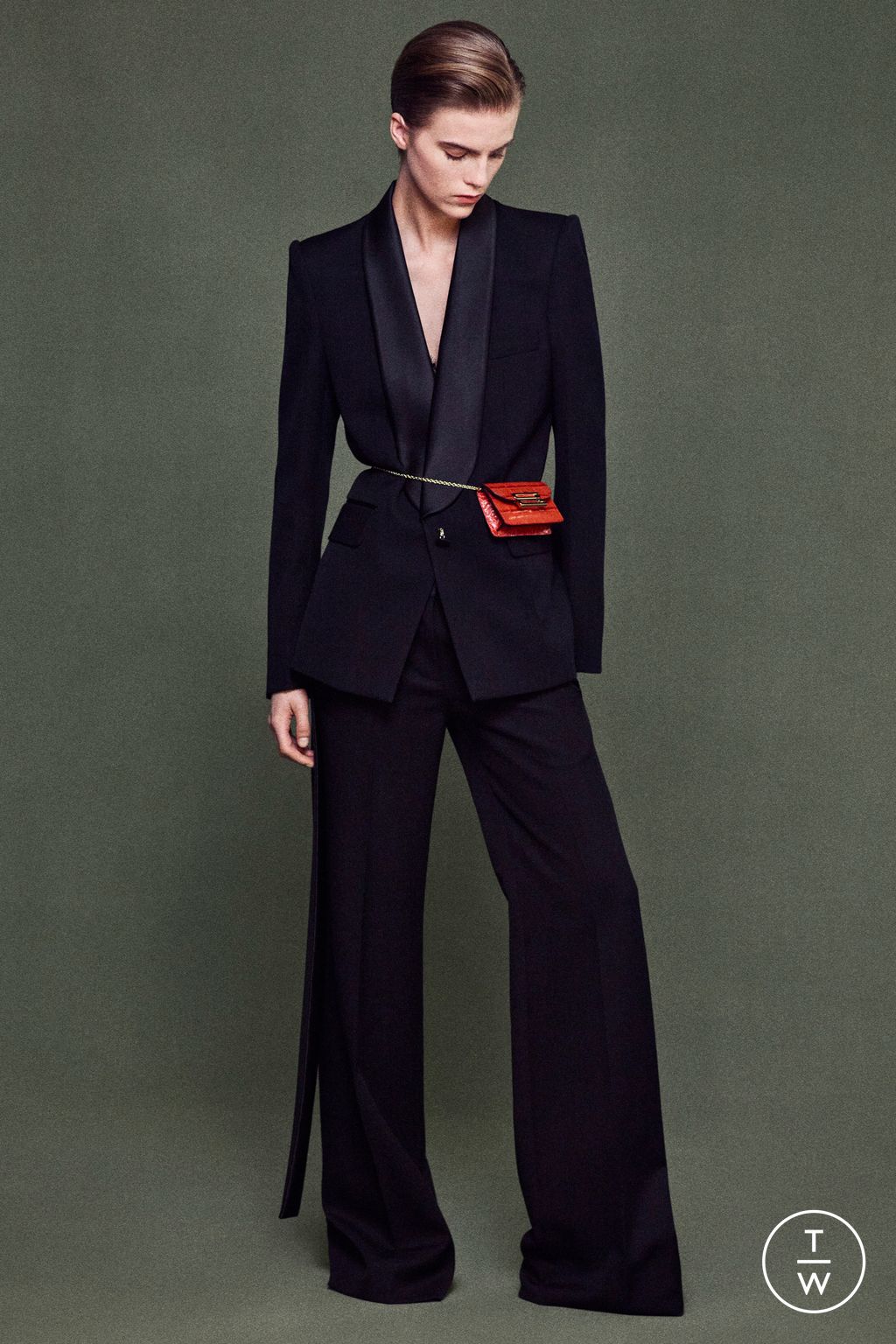 Fashion Week Paris Resort 2025 look 1 from the Victoria Beckham collection womenswear
