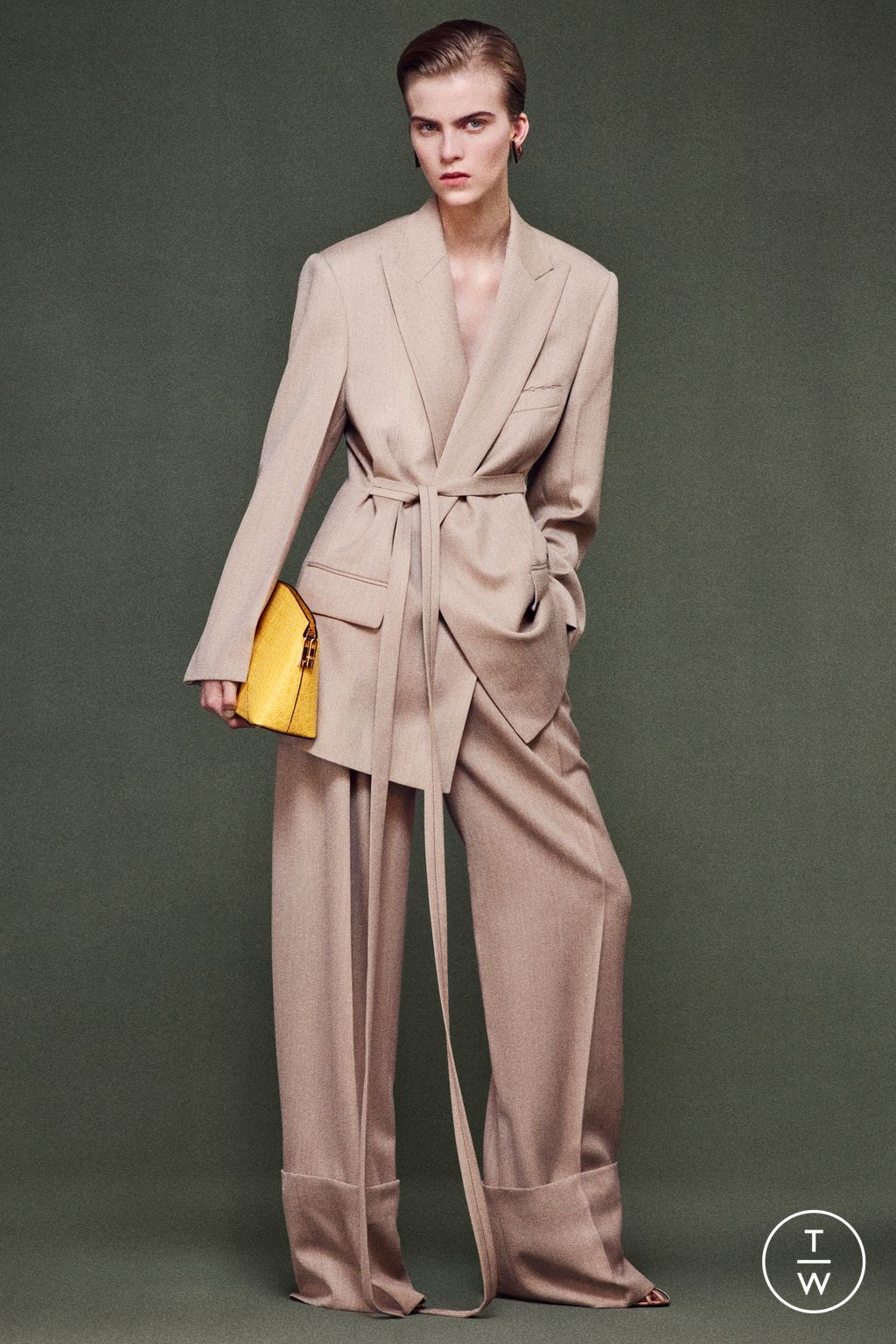 Fashion Week Paris Resort 2025 look 17 from the Victoria Beckham collection womenswear