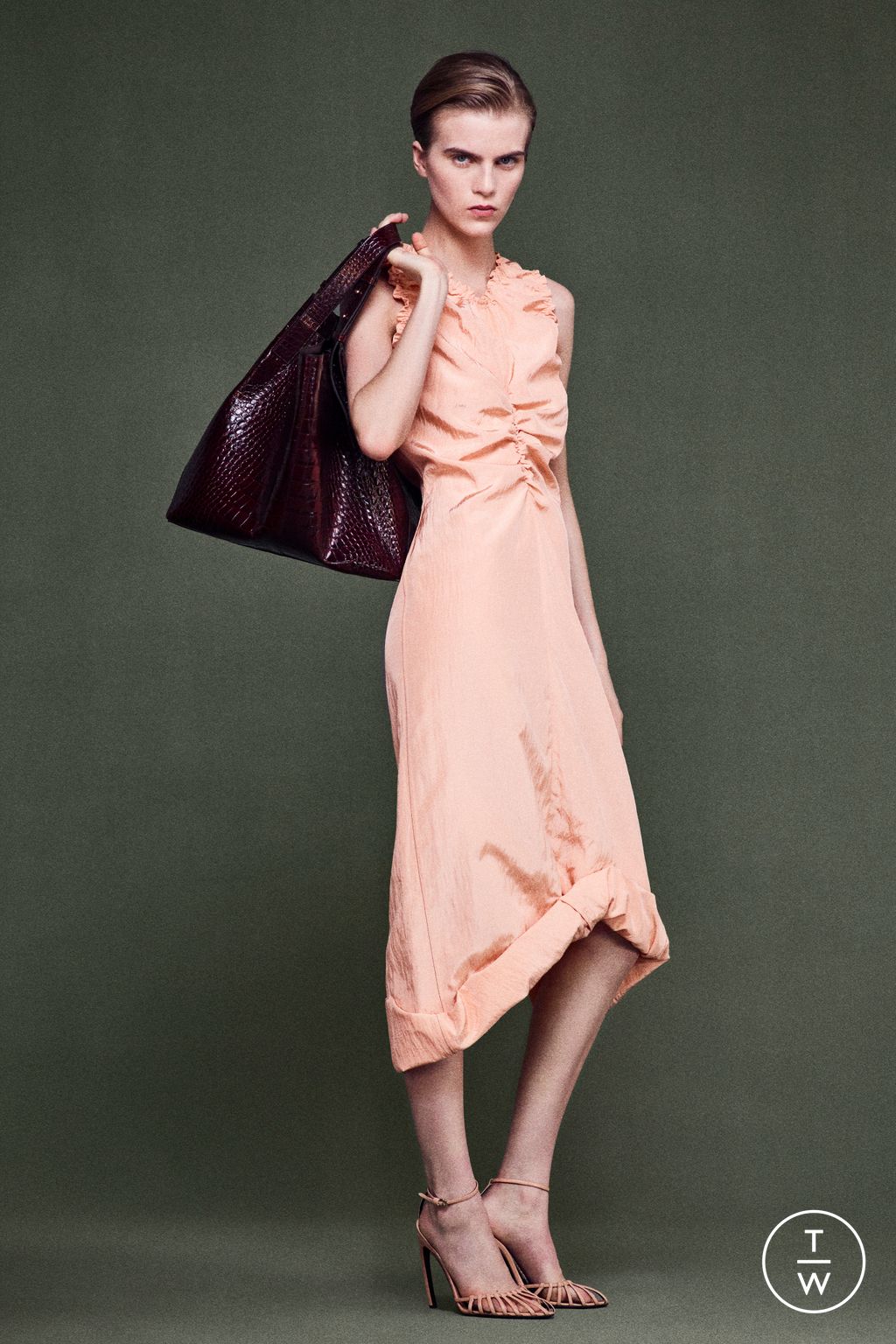 Fashion Week Paris Resort 2025 look 18 from the Victoria Beckham collection womenswear