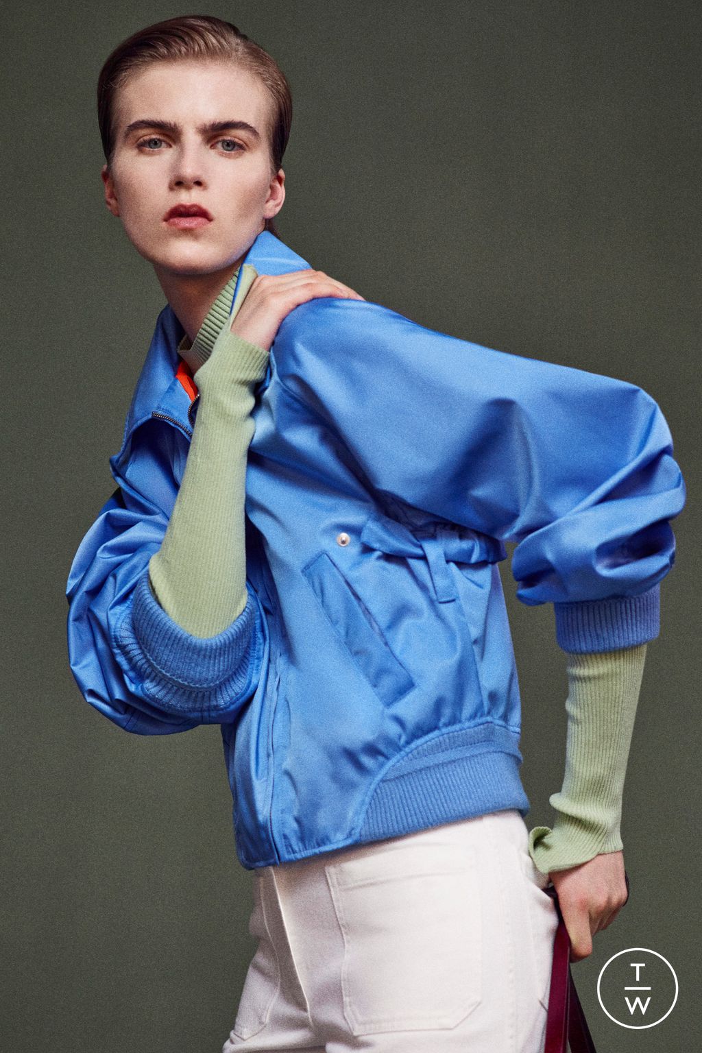 Fashion Week Paris Resort 2025 look 23 from the Victoria Beckham collection womenswear