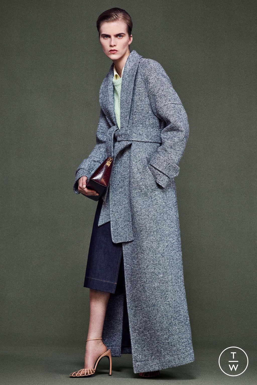 Fashion Week Paris Resort 2025 look 24 from the Victoria Beckham collection womenswear