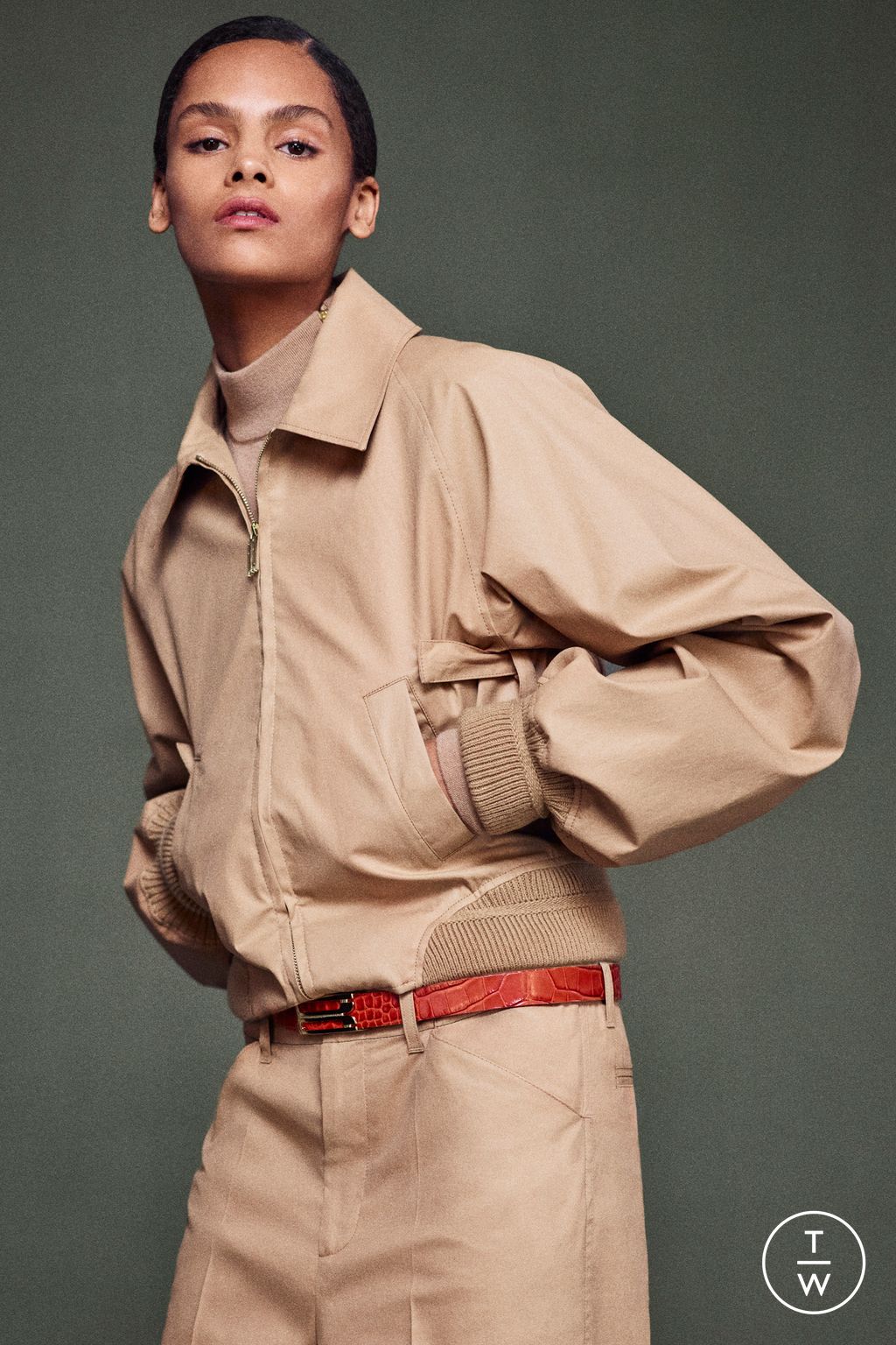 Fashion Week Paris Resort 2025 look 25 from the Victoria Beckham collection womenswear