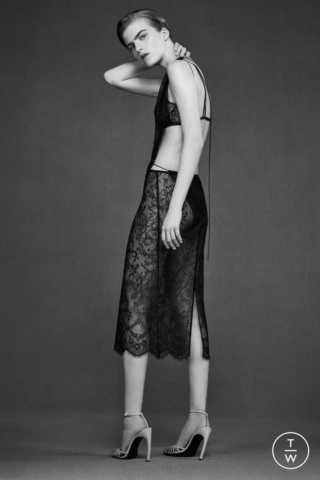 Fashion Week Paris Resort 2025 look 34 from the Victoria Beckham collection womenswear