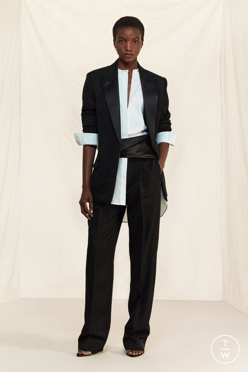 Fashion Week Paris Resort 2026 look 10 from the Victoria Beckham collection womenswear