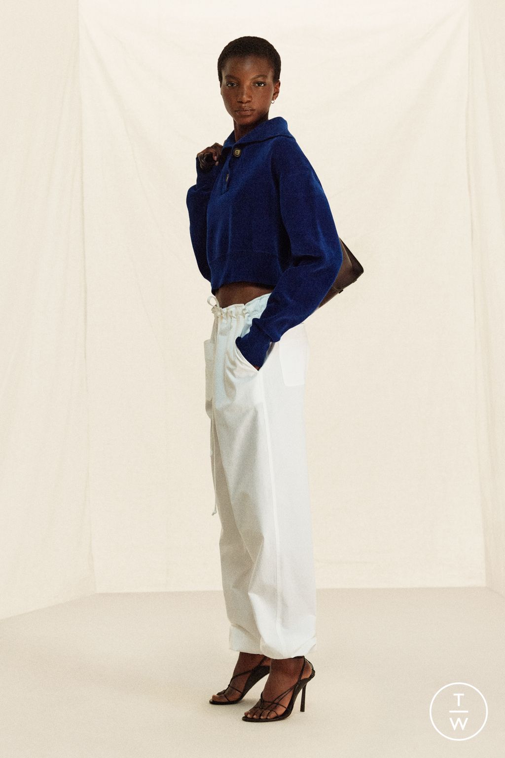 Fashion Week Paris Resort 2026 look 37 from the Victoria Beckham collection womenswear