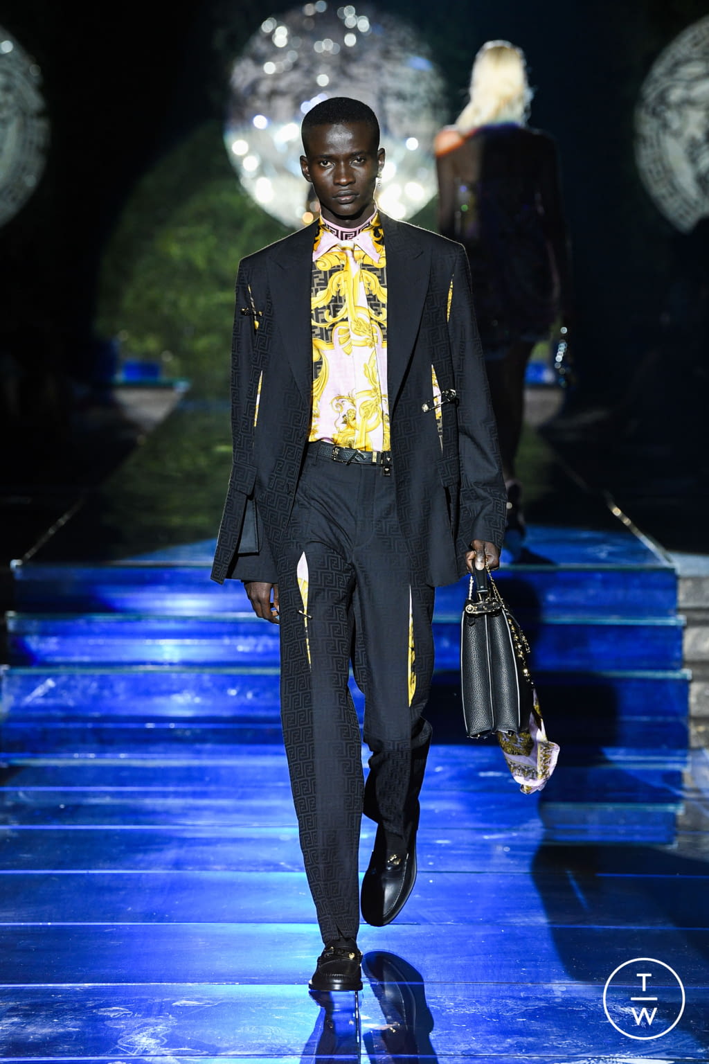 Fashion Week Milan Spring/Summer 2022 look 11 from the Versace by Fendi - Fendi by Versace collection womenswear