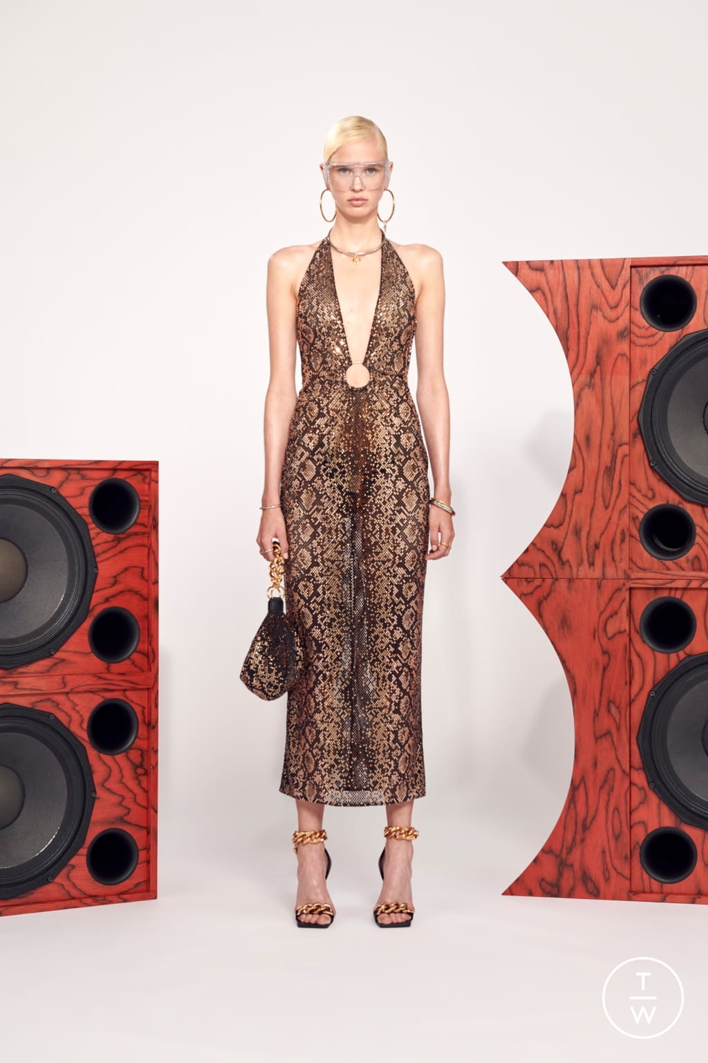 Fashion Week Milan Resort 2021 look 17 from the Versace collection womenswear