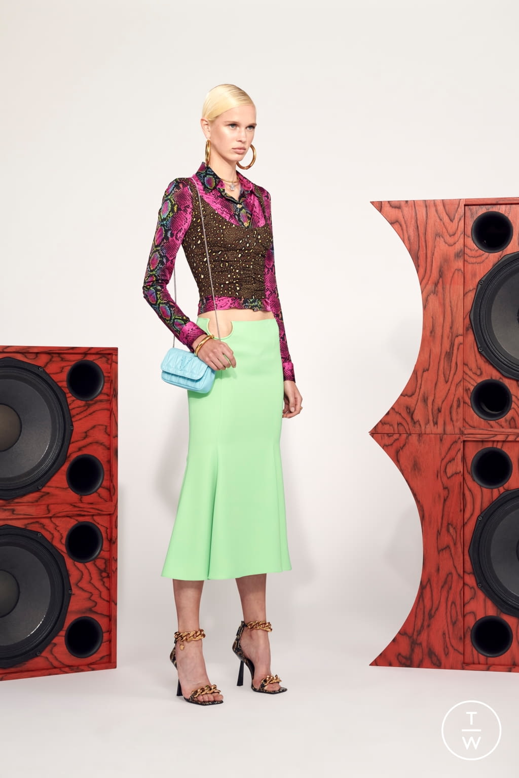 Fashion Week Milan Resort 2021 look 24 from the Versace collection womenswear