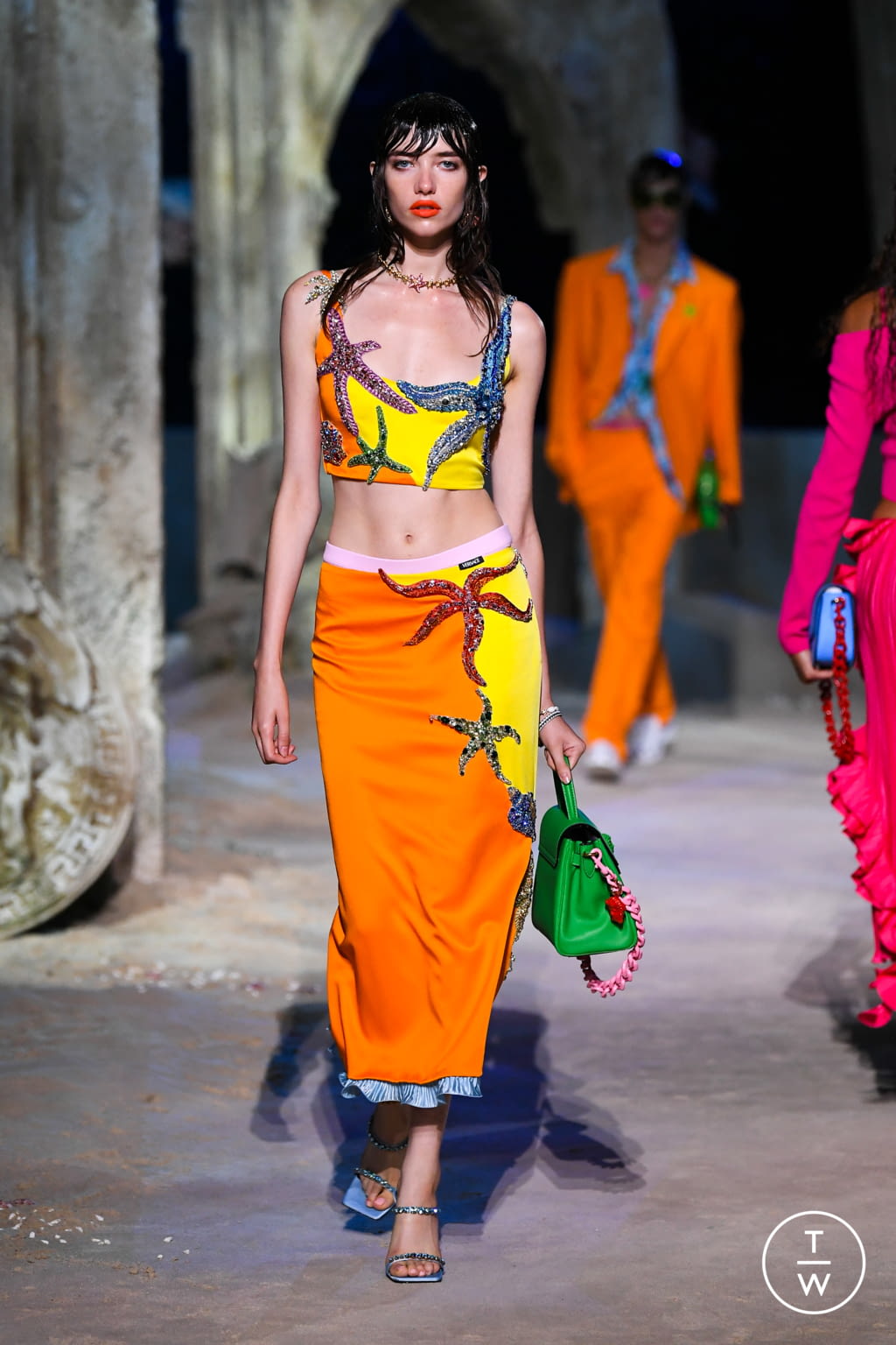 Fashion Week Milan Spring/Summer 2021 look 37 from the Versace collection womenswear