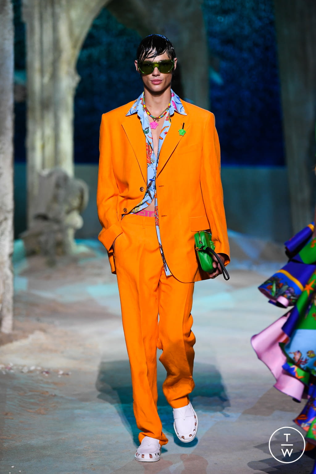 Fashion Week Milan Spring/Summer 2021 look 38 from the Versace collection womenswear