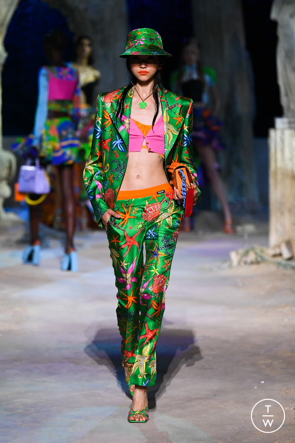 Fashion Week Milan Spring/Summer 2021 look 41 from the Versace collection womenswear