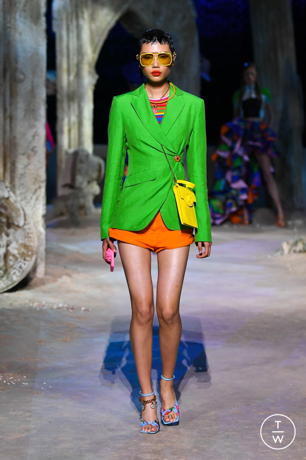 Fashion Week Milan Spring/Summer 2021 look 42 from the Versace collection womenswear