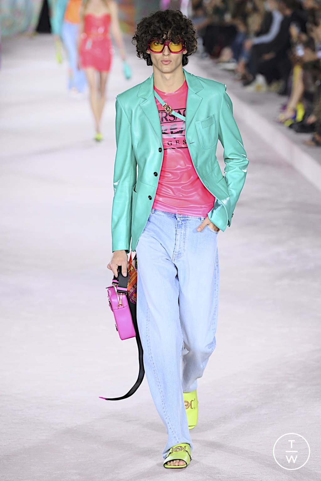 Fashion Week Milan Spring/Summer 2022 look 36 from the Versace collection womenswear