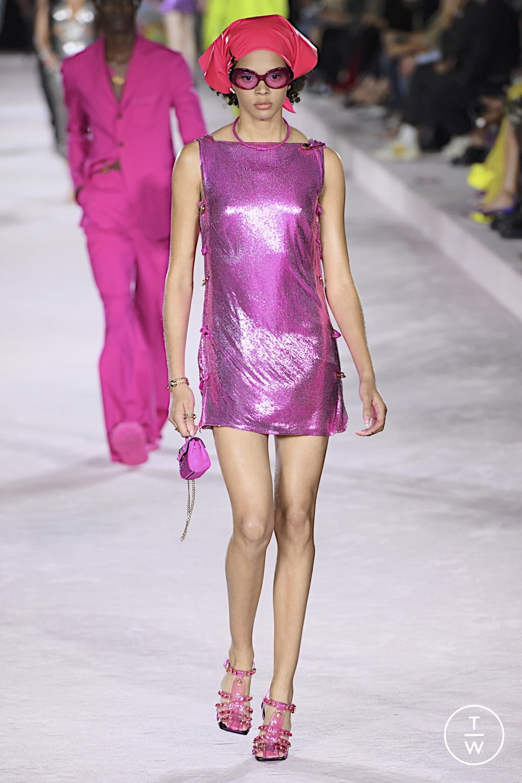 Fashion Week Milan Spring/Summer 2022 look 67 from the Versace collection womenswear