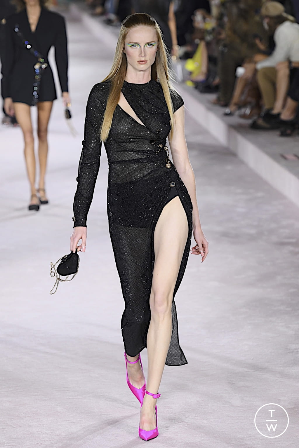 Fashion Week Milan Spring/Summer 2022 look 74 from the Versace collection womenswear
