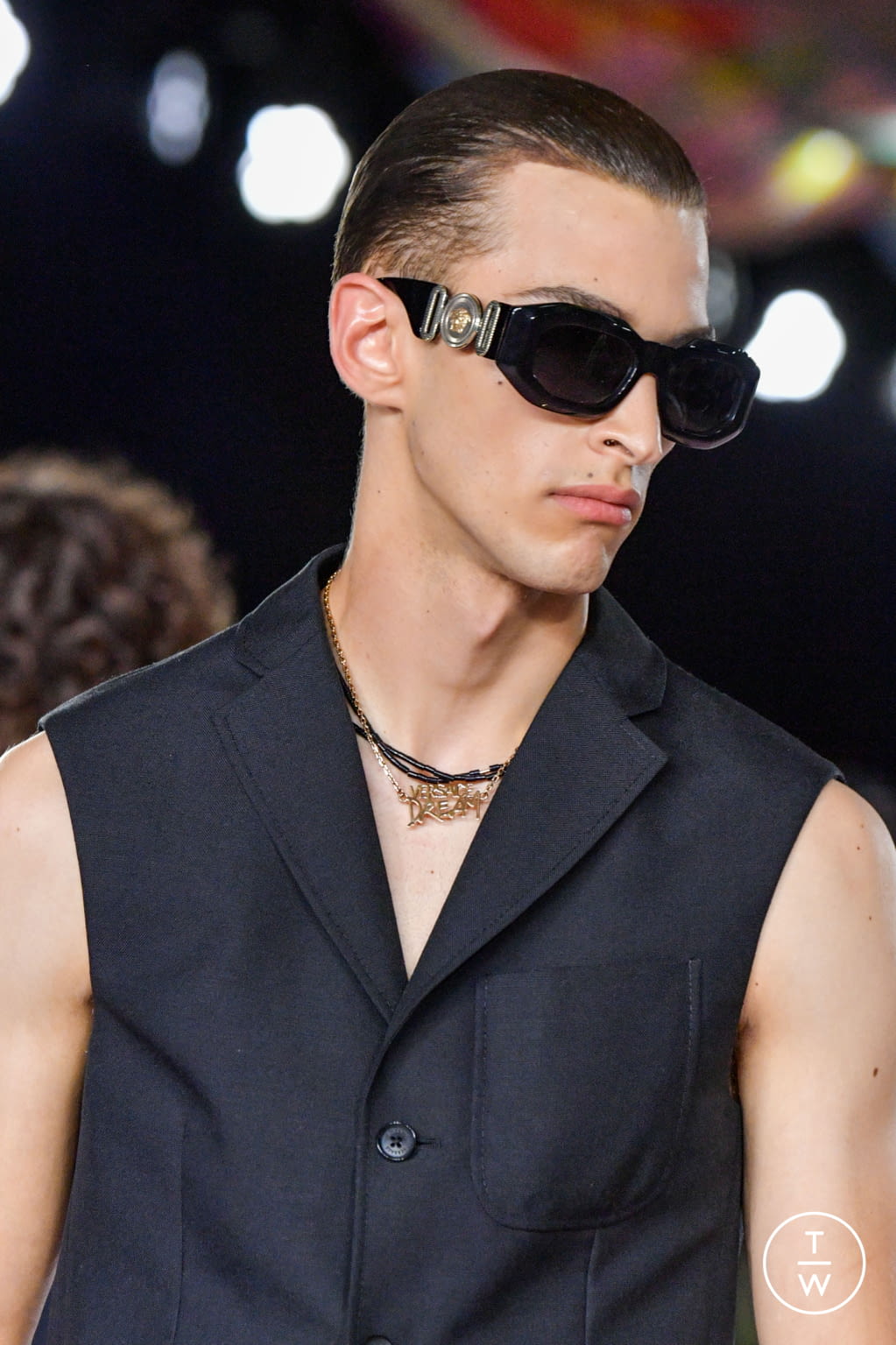 Fashion Week Milan Spring/Summer 2022 look 37 from the Versace collection menswear accessories