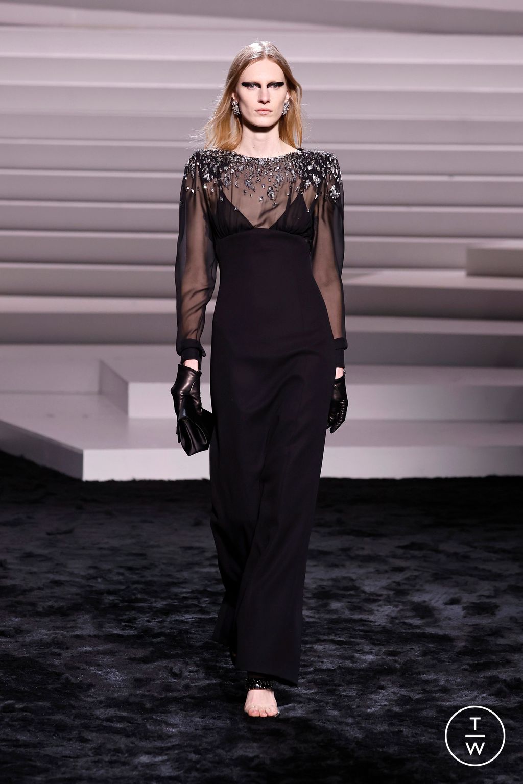 Fashion Week Milan Fall/Winter 2024 look 72 de la collection Versace womenswear
