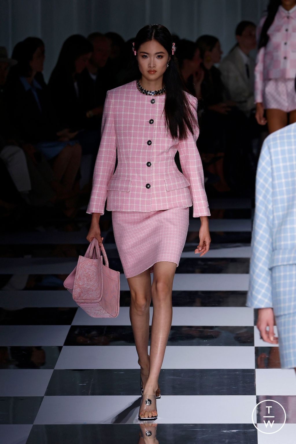 Fashion Week Milan Spring/Summer 2024 look 26 de la collection Versace womenswear