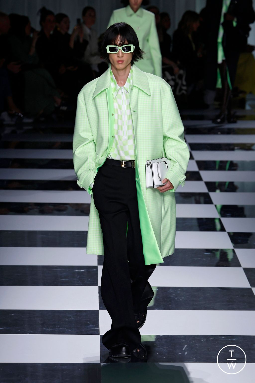 Fashion Week Milan Spring/Summer 2024 look 47 from the Versace collection 女装