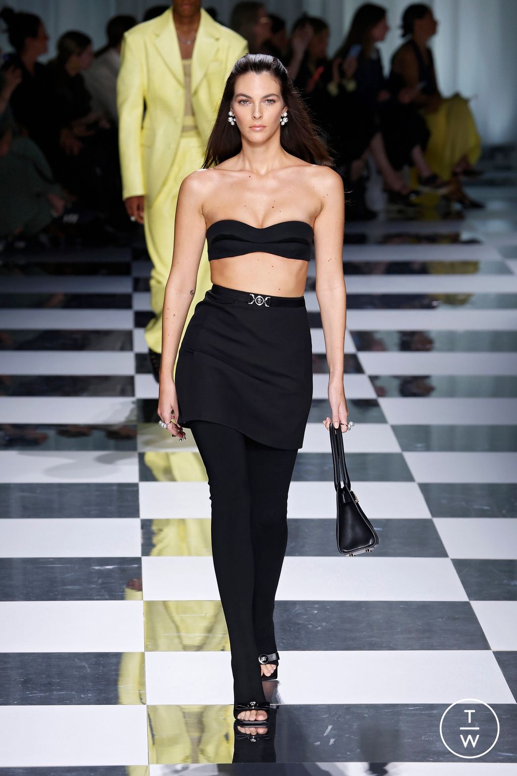 Fashion Week Milan Spring/Summer 2024 look 69 from the Versace collection womenswear