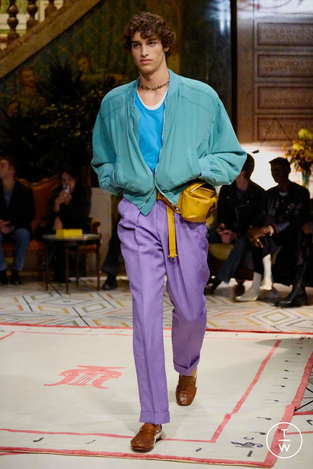 Fashion Week Milan Spring/Summer 2026 look 12 from the Versace collection womenswear