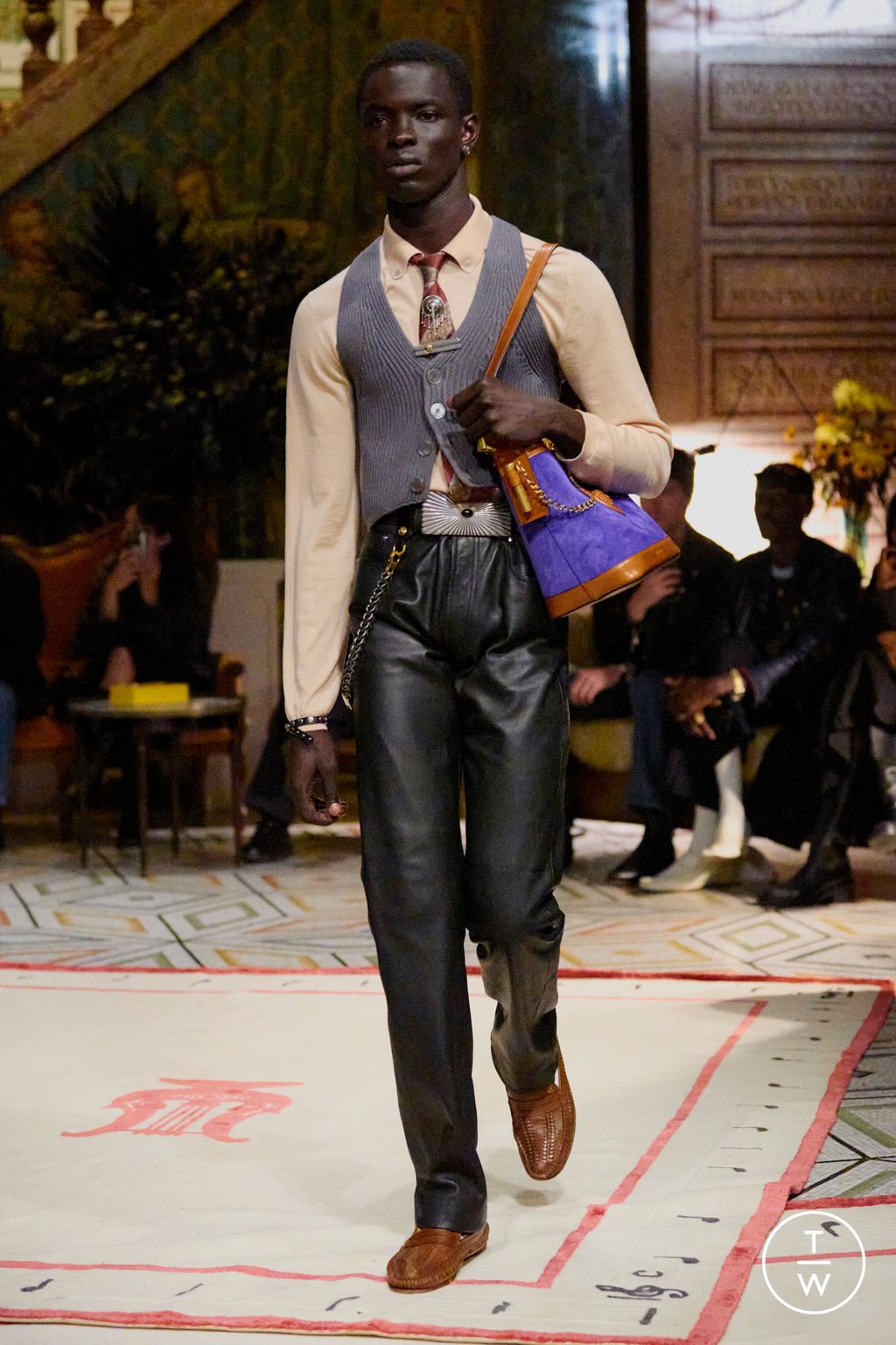 Fashion Week Milan Spring/Summer 2026 look 44 from the Versace collection womenswear