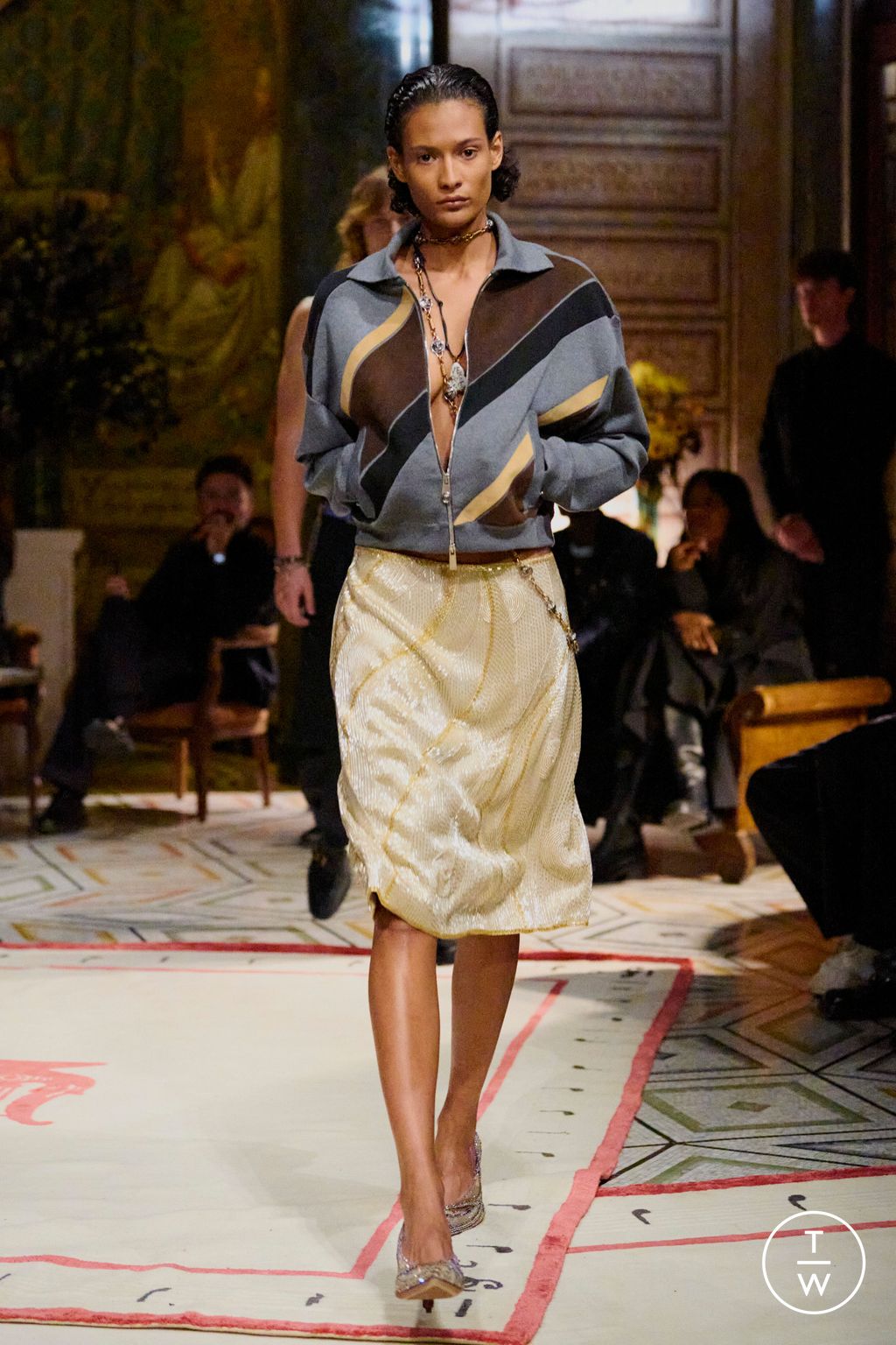 Fashion Week Milan Spring/Summer 2026 look 51 from the Versace collection womenswear