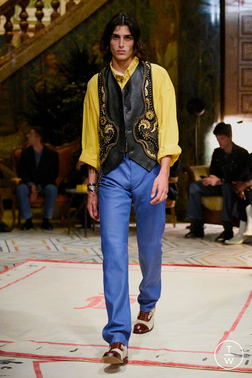 Fashion Week Milan Spring/Summer 2026 look 74 from the Versace collection womenswear