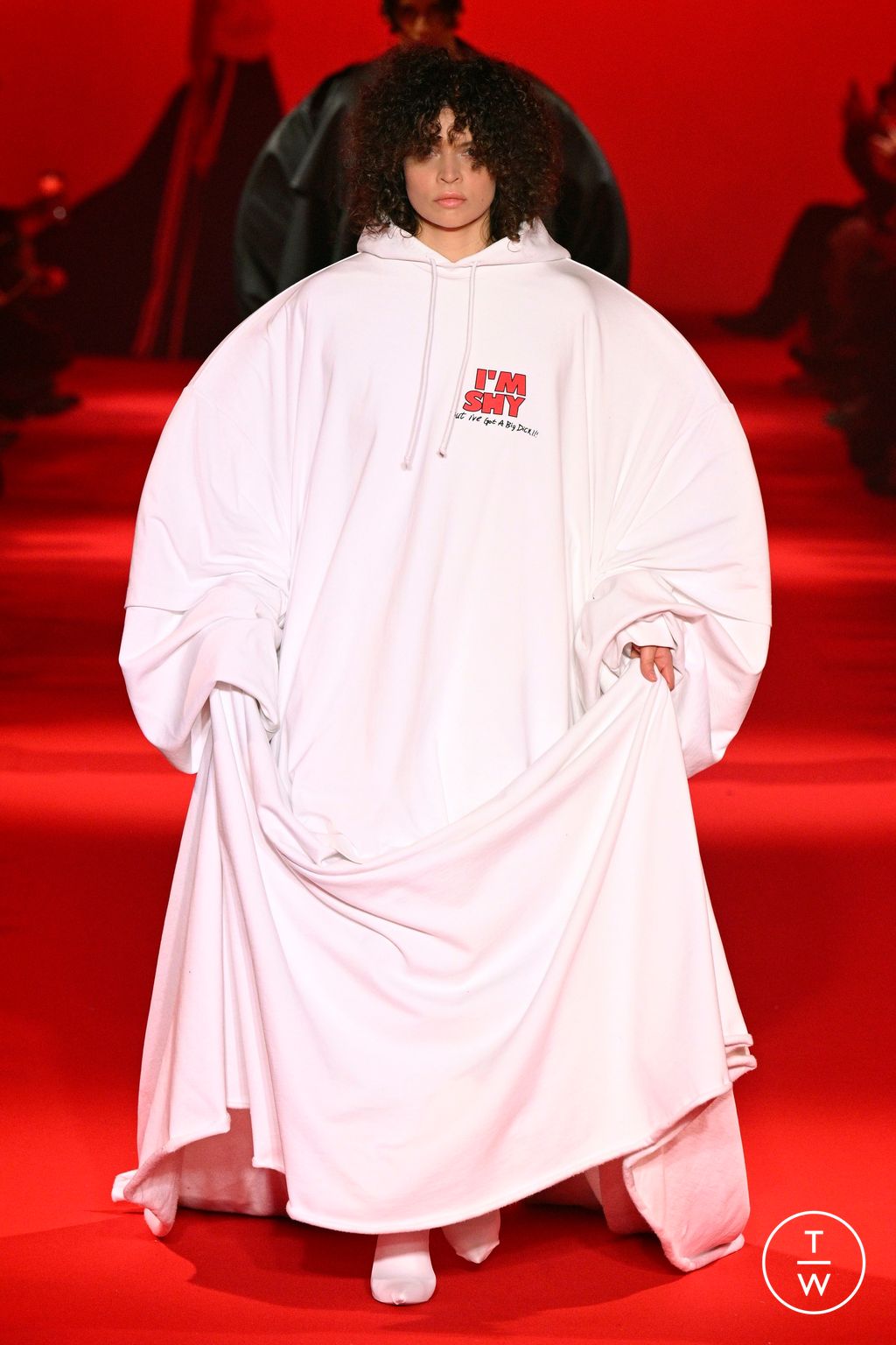 Fashion Week Paris Fall/Winter 2024 look 30 from the VETEMENTS collection 女装