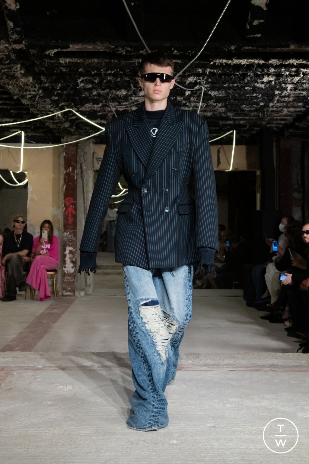 Fashion Week Paris Spring/Summer 2023 look 1 from the VETEMENTS collection womenswear