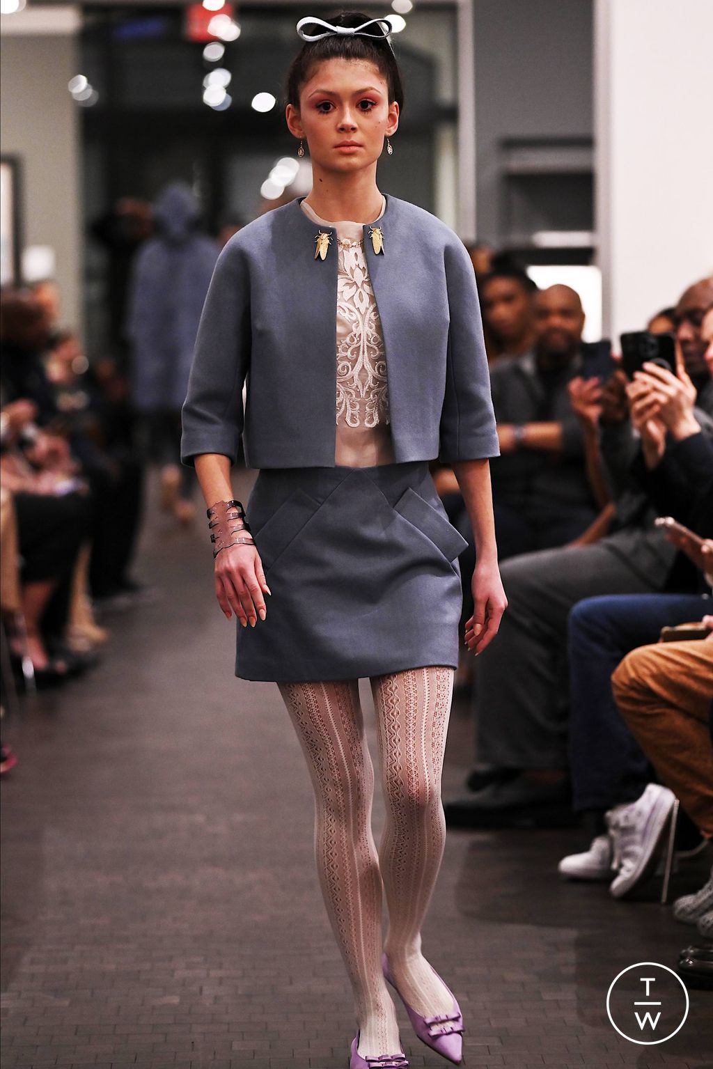 Fashion Week New York Fall/Winter 2023 look 7 de la collection Victor De Souza womenswear