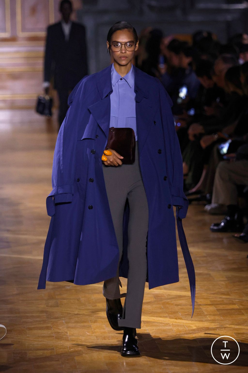 Fashion Week Paris Fall/Winter 2026 look 24 from the Victoria Beckham collection womenswear