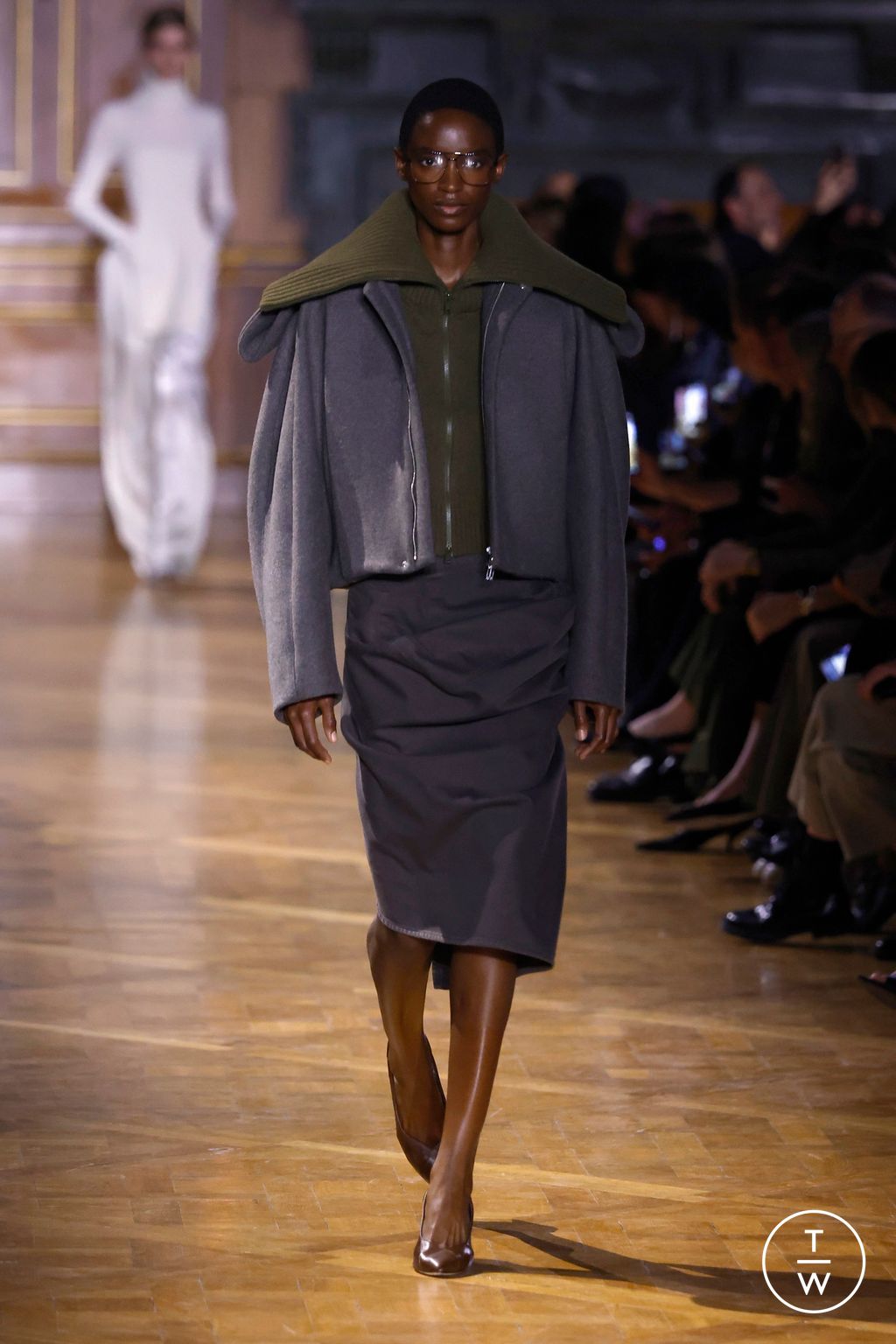 Fashion Week Paris Fall/Winter 2026 look 29 from the Victoria Beckham collection womenswear