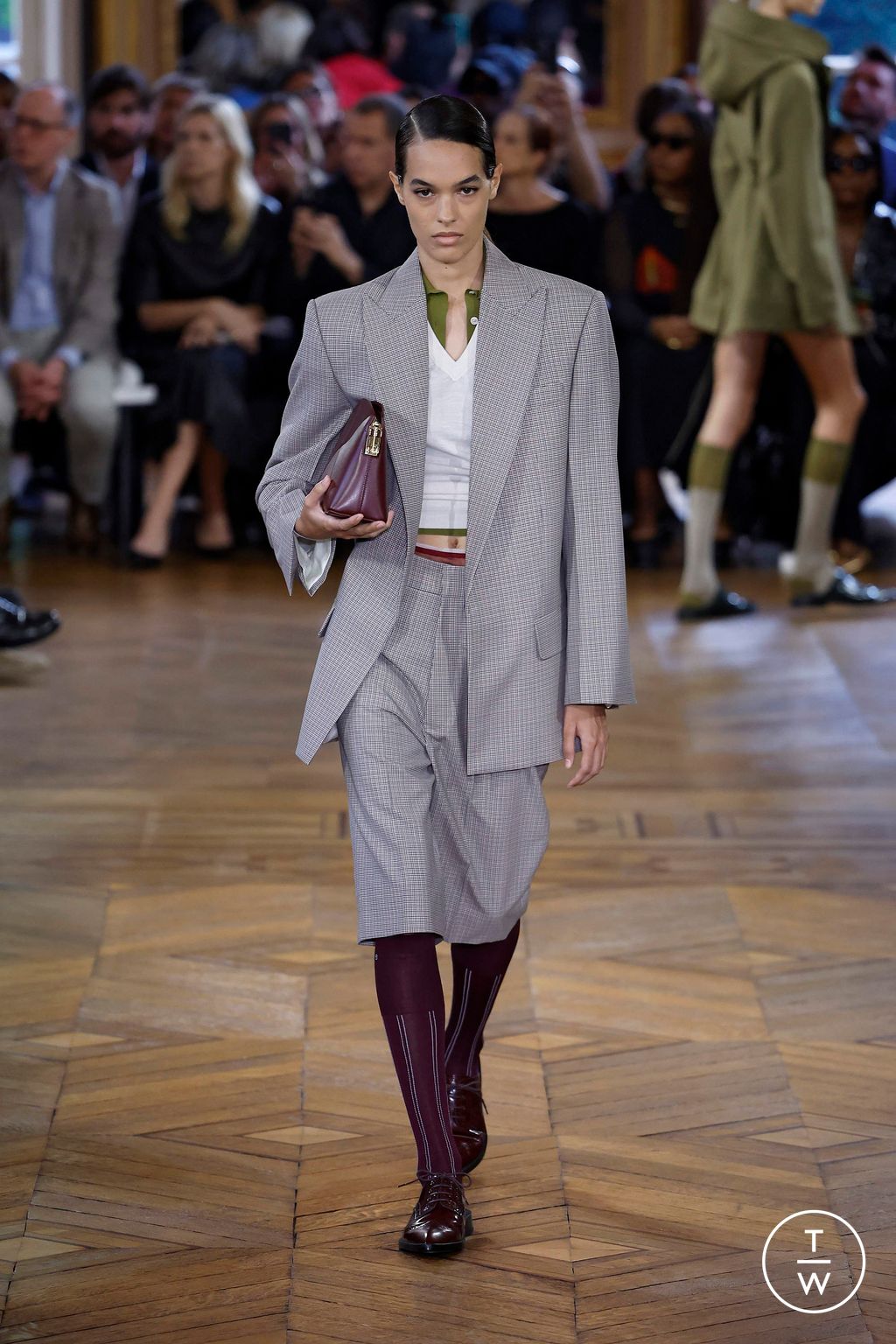 Fashion Week Paris Spring/Summer 2024 look 27 from the Victoria Beckham collection womenswear