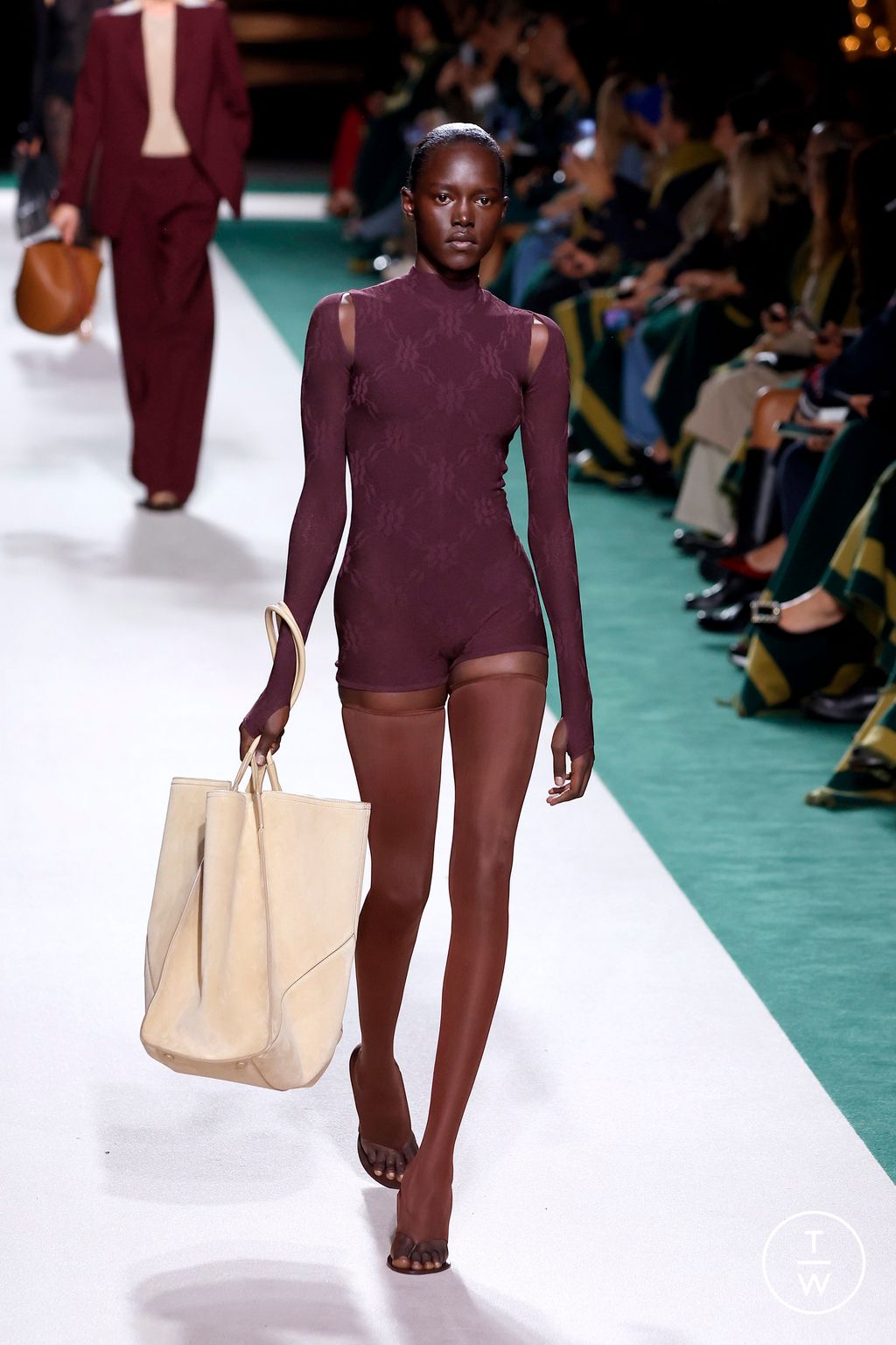 Fashion Week Paris Spring/Summer 2025 look 24 from the Victoria Beckham collection womenswear