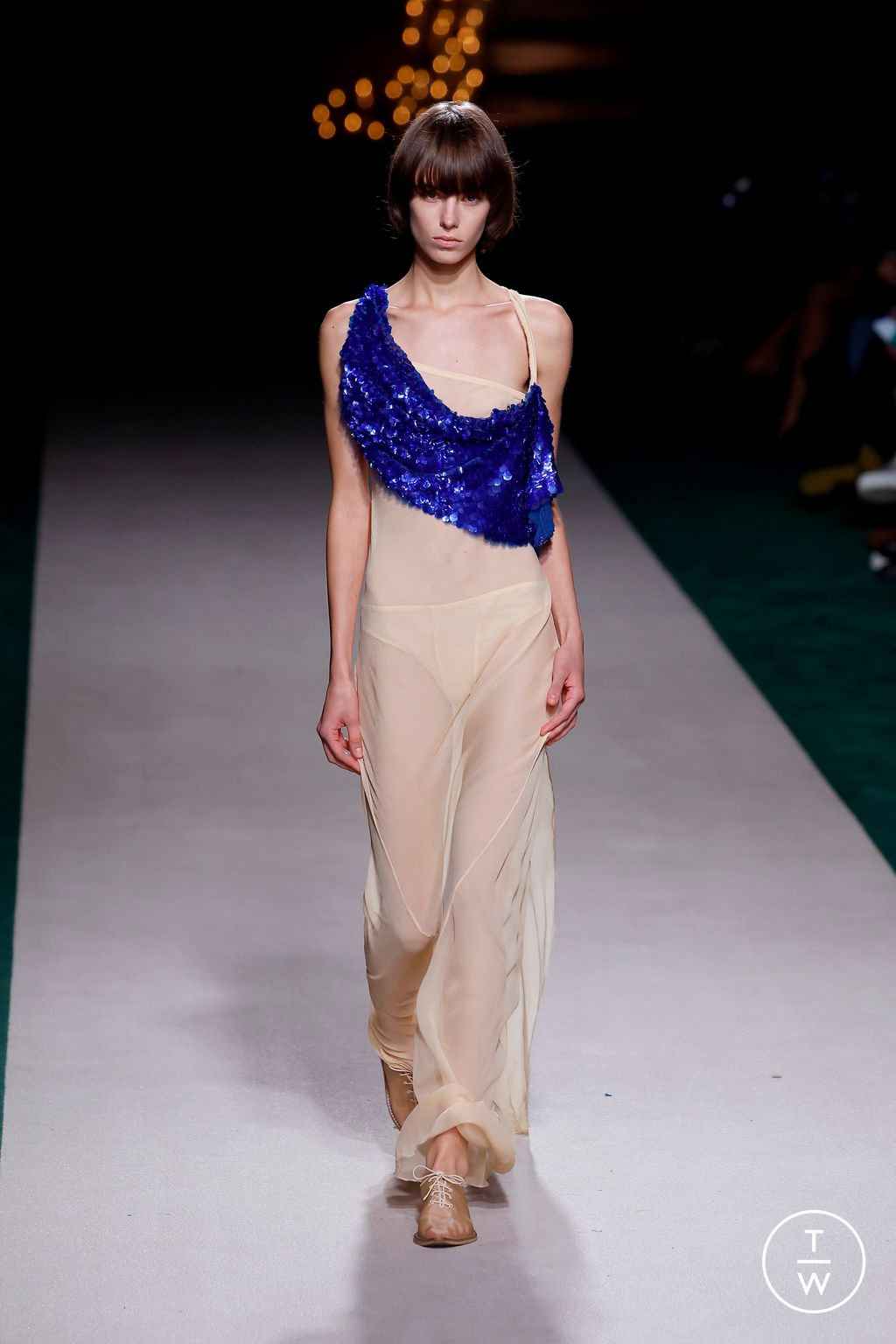 Victoria Beckham ミディドレス ブルー SS25 Designer Dresses & Gowns | Elegant Tailored Dresses & Gowns
