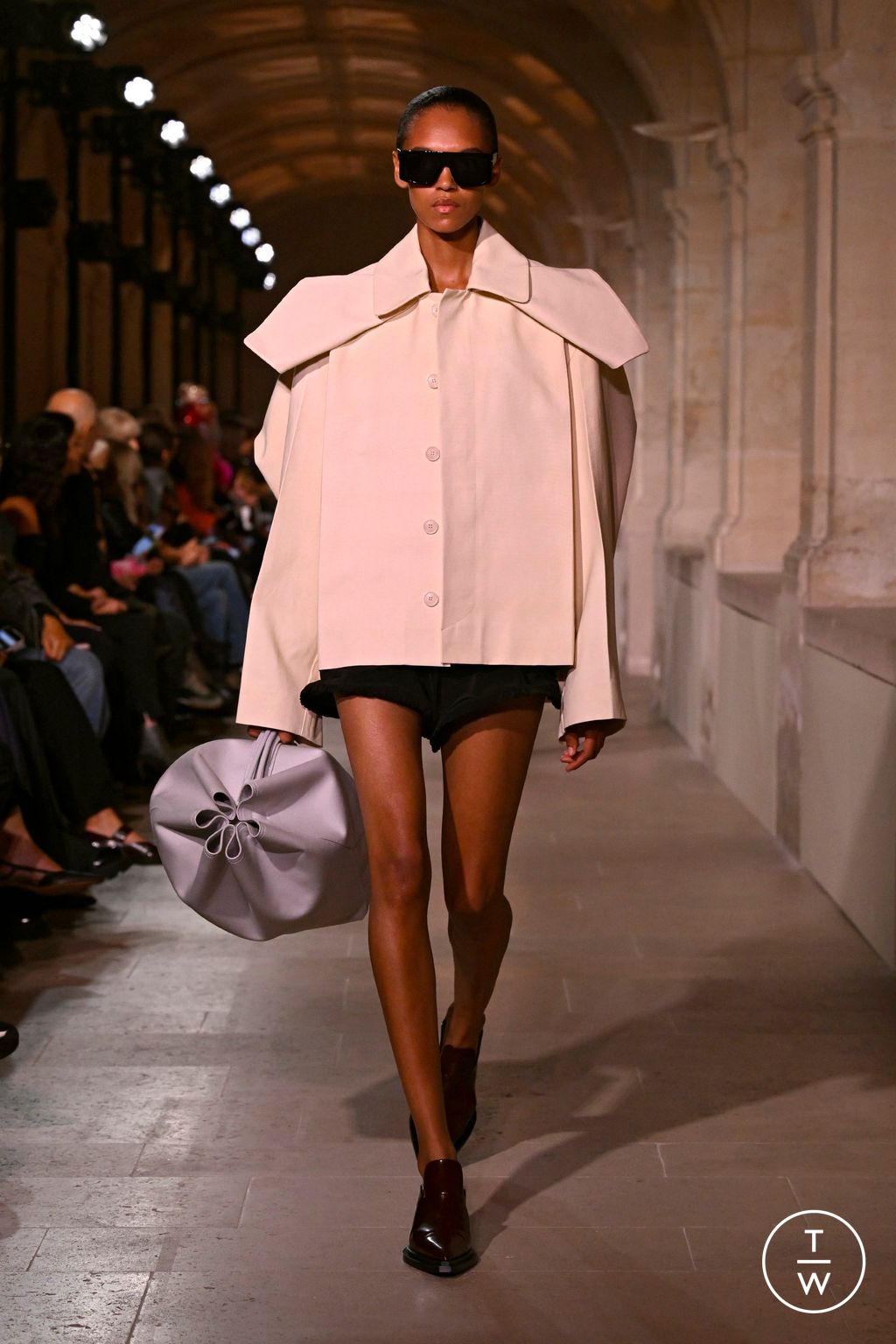 Fashion Week Paris Spring/Summer 2026 look 19 from the Victoria Beckham collection womenswear