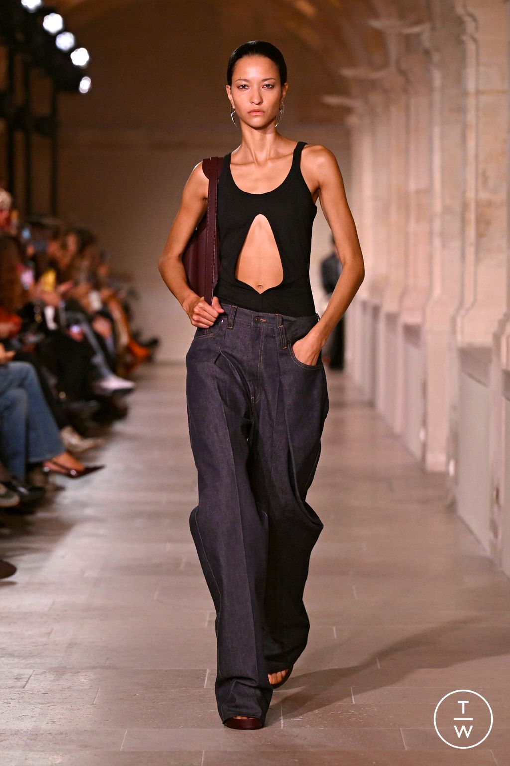 Fashion Week Paris Spring/Summer 2026 look 23 from the Victoria Beckham collection womenswear