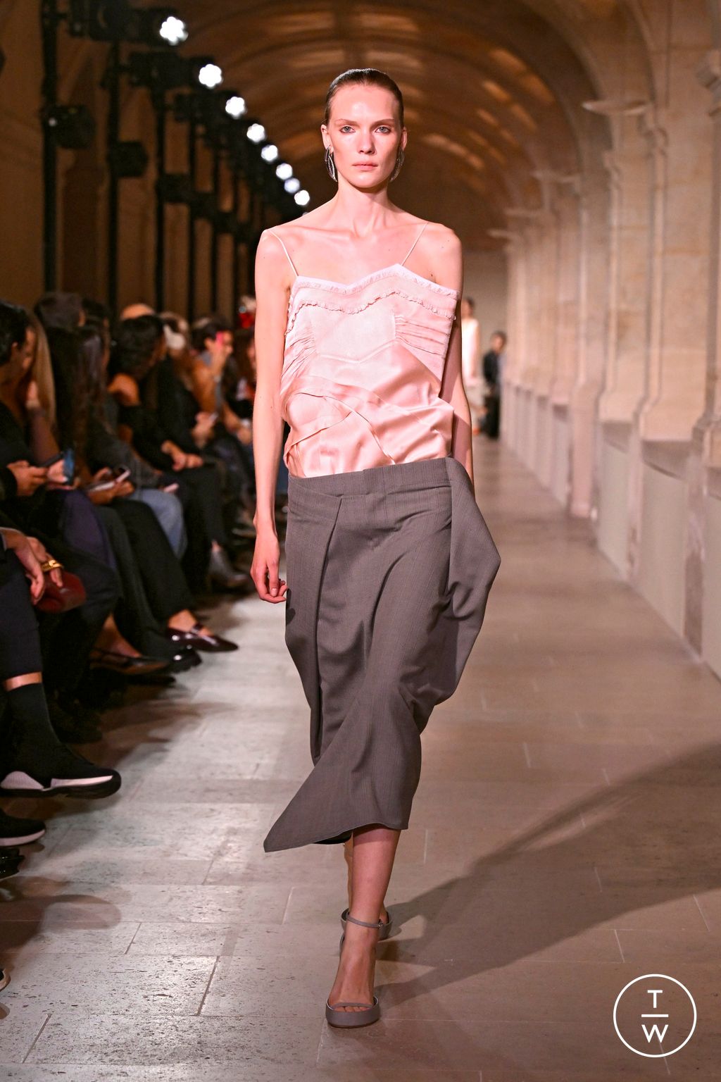 Fashion Week Paris Spring/Summer 2026 look 31 from the Victoria Beckham collection womenswear