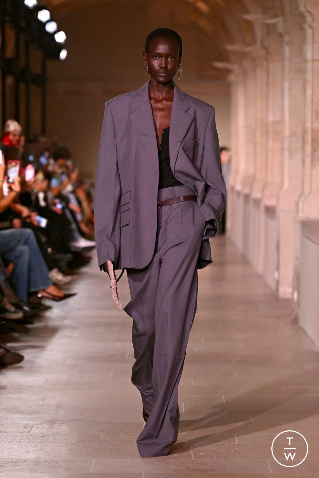Fashion Week Paris Spring/Summer 2026 look 34 from the Victoria Beckham collection womenswear