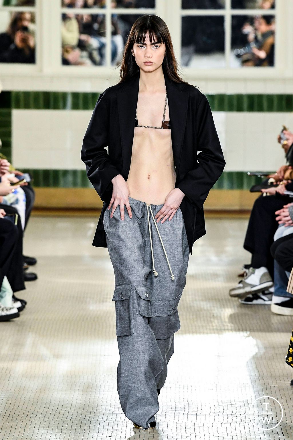 Fashion Week Paris Fall/Winter 2023 look 1 from the Victoria/tomas collection womenswear