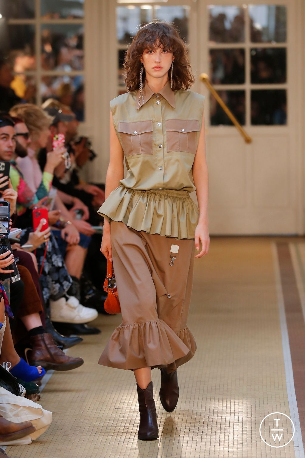 Fashion Week Paris Spring/Summer 2024 look 13 from the Victoria/tomas collection womenswear