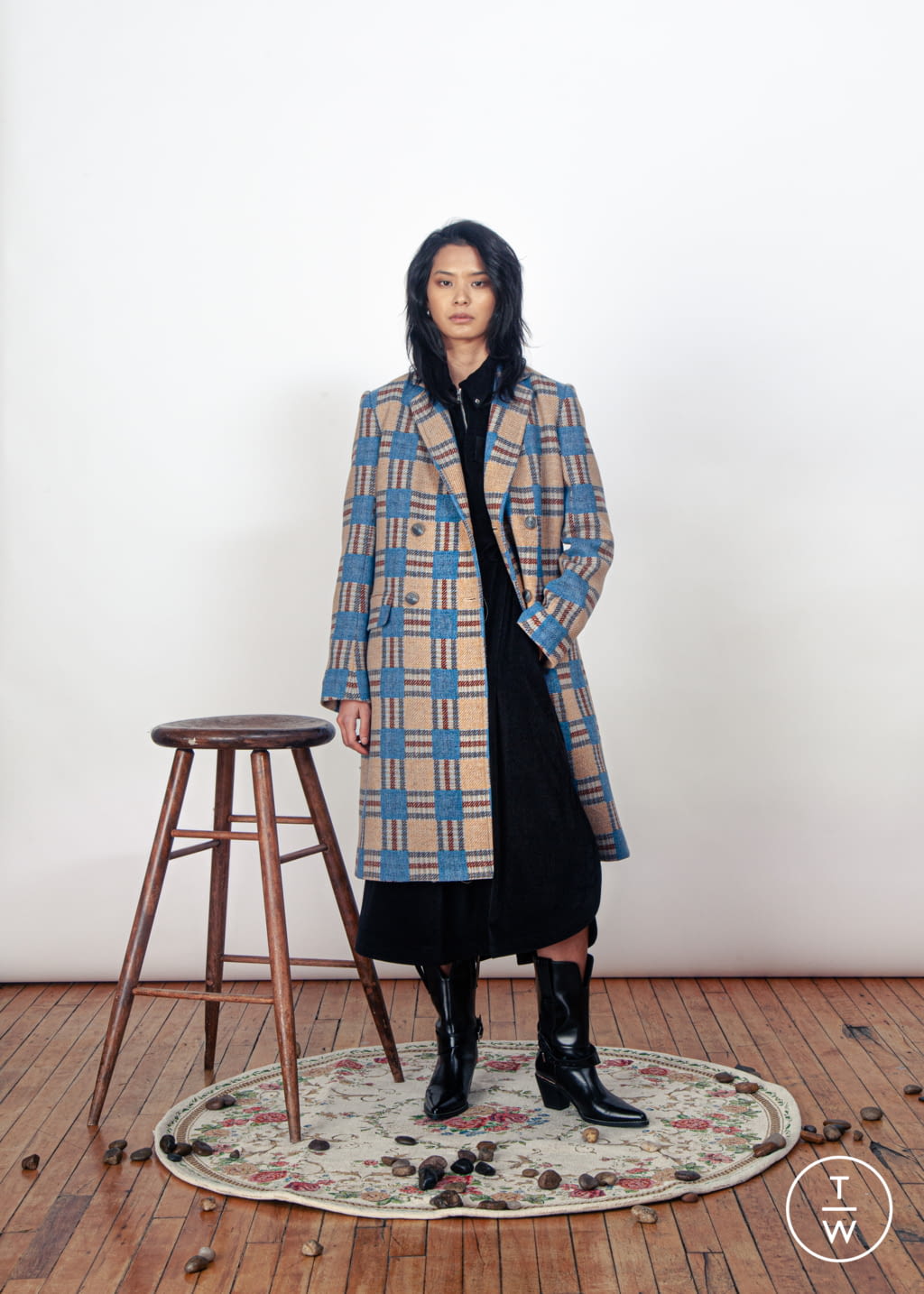 Fashion Week New York Fall/Winter 2021 look 4 from the Victor Li collection womenswear